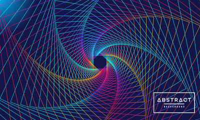 Colorful Digital Spiral Technology System UltraViolet Background,Abstract and Network Concept design,Vector illustration.