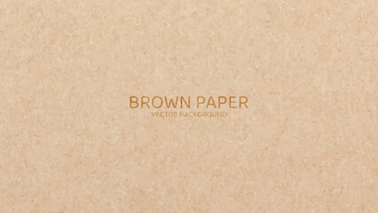 Wall Mural - Brown paper texture background. Vector illustration eps 10.