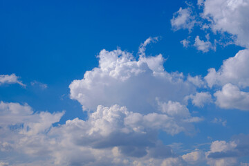 Wall Mural - blue sky with white cloud