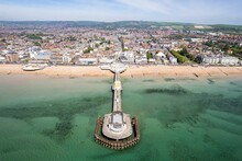 Aerial Panorama Of Worthing, England, UK