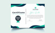 © Md - Green and black creative multipurpose professional award certificate template design for any company