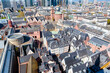 Frankfurt am Main, Sicht auf die Altstadt vom Domturm, 16.04.2022.