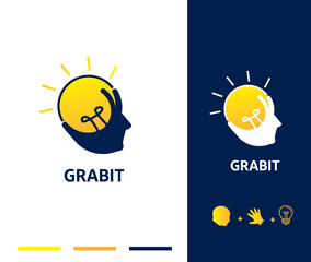 Grab it Brand Mind Idea logo