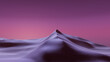 © RocknRoller Studios - Evening Landscape, with Desert Sand Dunes. Surreal Modern Background with Magenta Gradient Starry Sky
