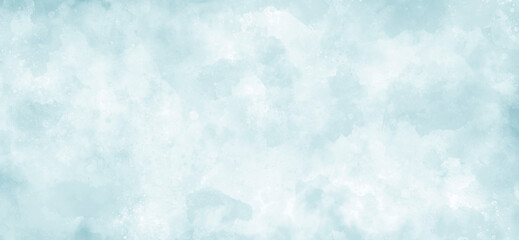 Leinwandbilder - Abstract blue watercolor texture background, Grunge watercolor paint splash and stains