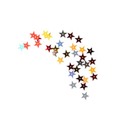 Wall Mural - Star Confetti, Party decoration isolated on white background with clipping path.