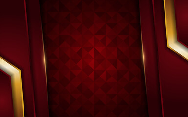 Wall Mural - Modern dark red background with texture effect overlap layer design