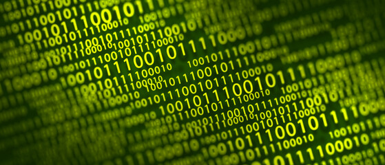 abstract digital background. big data code matrix
