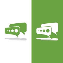 Speech bubble icon vector illustration