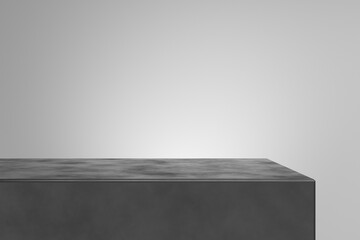 Wall Mural - 3d product display. 3d rendering.
