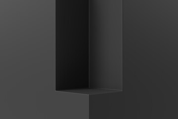 Wall Mural - 3d product display. 3d rendering.