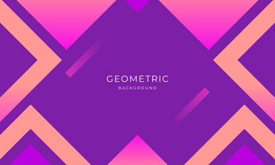 Wall Mural - Gradient background with geometric shapes