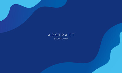Wall Mural - Abstract simple background. Modern fluid blue background .