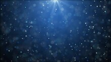 Blue Snow Dust Backgrounds Animation Light