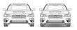 © QuoDesign - Car sketch. Black contour sketch detailed car isolated on white background