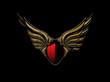 © Kareemov - wing and shield logo and emblem