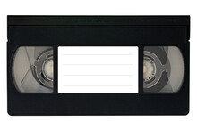 VHS Video Cassette From The Front