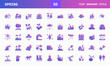 © Iftachul - Spring icon set flat gradient of vector icons. Can used for digital product, presentation, UI and many more.