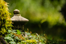 Shrine With Moss And Grass