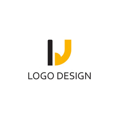 creative letter w monogram for logo design template