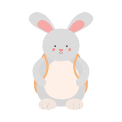 Poster - cute school rabbit