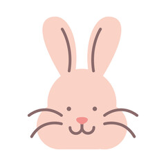 Poster - cute rabbit head