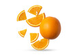 Orange isolate.Orange fruit.Fresh orange.orange slice on white.top view orange.orange navel,rip orange australia 
 