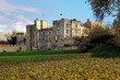 Medieval Chillingham Castle, Northumberland, England, near Scottish border. Britains most haunted castle.