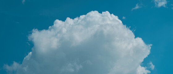 Wall Mural - clouds white soft in the vast blue sky