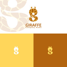 Giraffe Logo Combined Letter G , Giraffe Symbol, Giraffe Logo, Letter G Logo, Logo Suitable For Business Logos And Others