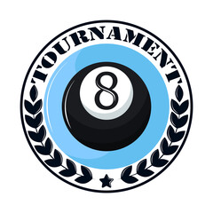 Sticker - billiard tournament club