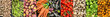 © Alesia Berlezova - fresh food collage vegetable various types fruit counter market store healthy meal food diet copy space food background rustic top view veggie vegan or vegetarian