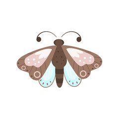 Wall Mural - cartoon butterfly vector illustration. perfect for kids print, textile, nursery wallpaper