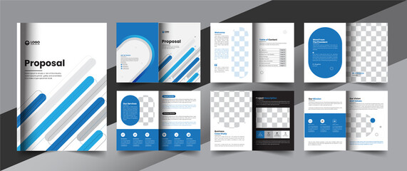 corporate company profile brochure annual report booklet business proposal layout concept design