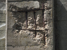 Concrete Showing Rebar Corrosion