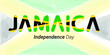 jamaica independence day banner background