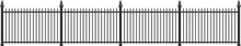 Realistic Steel Fence 