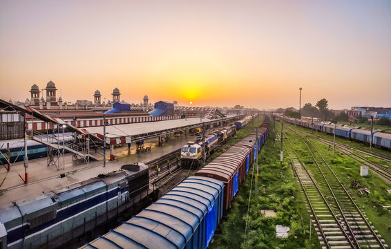 Lucknow railway station. Charbagh railway station, Uttarpradesh