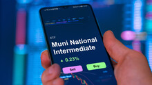 Invest in ETF muni national intermediate, an investor buys or sell an municipal etf fund.