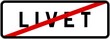 © BaptisteR - Panneau sortie ville agglomération Livet / Town exit sign Livet