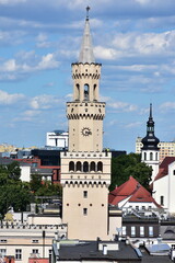 Wall Mural - tower of town hall in Opole,Poland