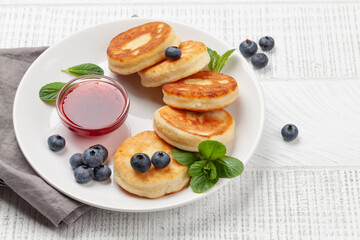 Sticker - Cottage pancakes with jam and berries