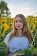 © Николай Мороз - woman in a field of sunflowers