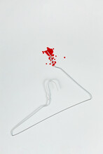 Bloody Wire Coat Hanger Reminder Of Unsafe Abortion