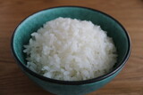 Fototapeta  - bowl of rice on table