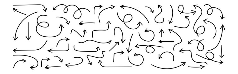 Wall Mural - arrows set icons. arrow vector collection. arrow. cursor. modern simple arrows.