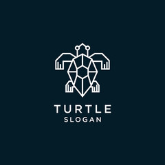 Wall Mural - Turtle design icon logo template