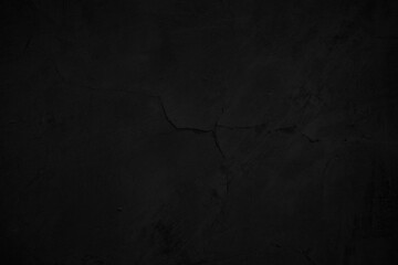 Wall Mural - Black dark concrete wall background. Pattern board cement texture grunge dirty scratched. Blackboard blank.