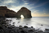 Fototapeta Morze - amazing rock formation on the coastline of Tenerife Canary islands