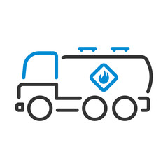 Poster - Oil Truck Icon